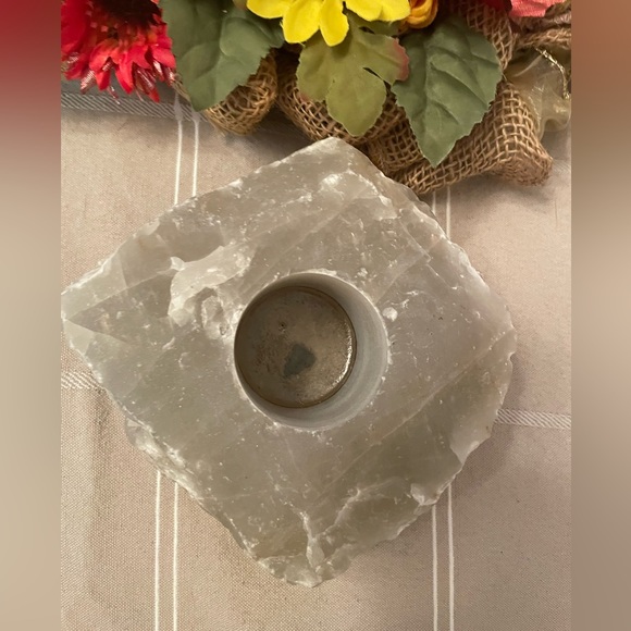 Hand crafted Tealight/sphere holder with a matching 6” green adventurine sphere. - Picture 4 of 6